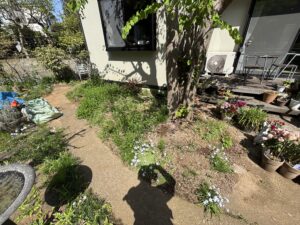 草刈り 敷石 石畳 除草 庭づくり 造園工事 流山市