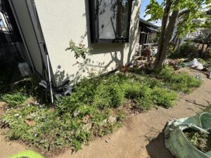 草刈り 敷石 石畳 除草 庭づくり 造園工事 流山市