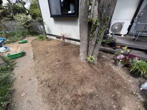 草刈り 敷石 石畳 除草 庭づくり 造園工事 流山市