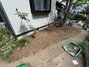 草刈り 敷石 石畳 除草 庭づくり 造園工事 流山市