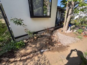 草刈り 敷石 石畳 除草 庭づくり 造園工事 流山市