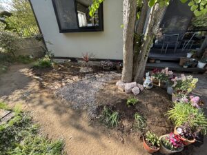 草刈り 敷石 石畳 除草 庭づくり 造園工事 流山市